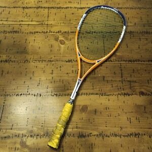 Harrow Vibe Squash Racquet Orange White 140g 370mm Balance Carbon Graphite
